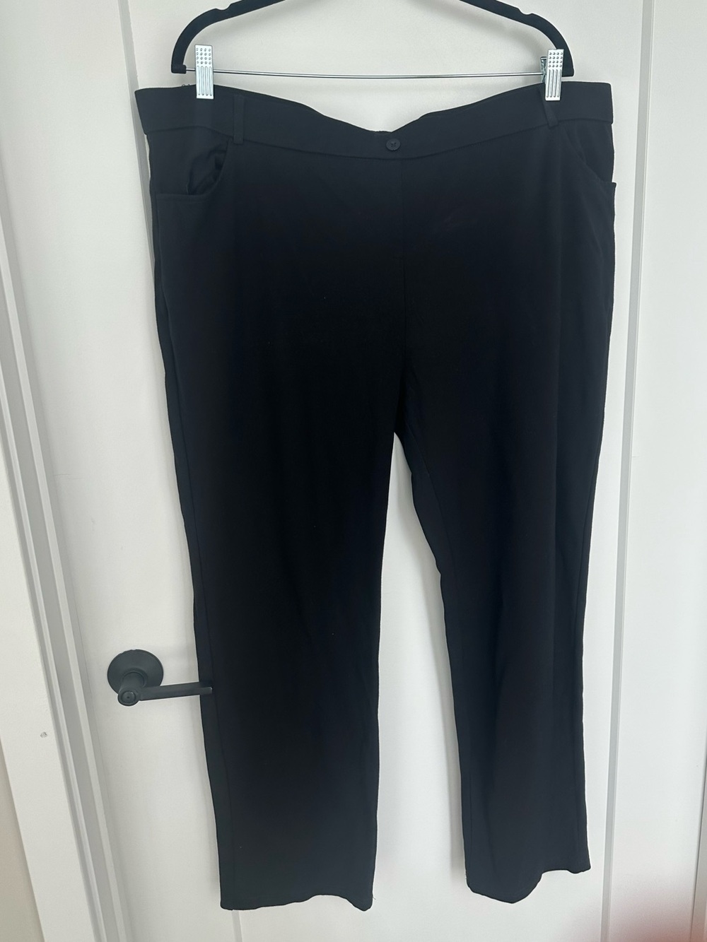 ZTN Black Pull-On Stretch Dress Pants Women’s 3XL Career Office Plus Size